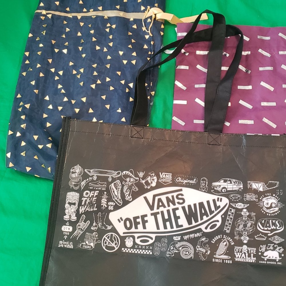 Vans and Amazon Gift Bags